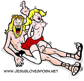 Jesus Cartoon Porn - SUPERBLOG!!: Jesus & Vaginas: Two Great Tastes That Taste ...