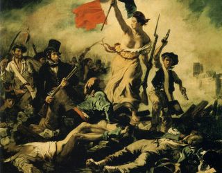 Delacroix - La Liberté Guidant Le Peuple