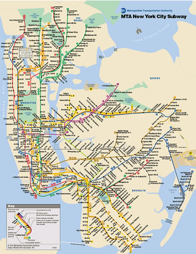 Sauntering: Fake Subway Map for RNC attendees