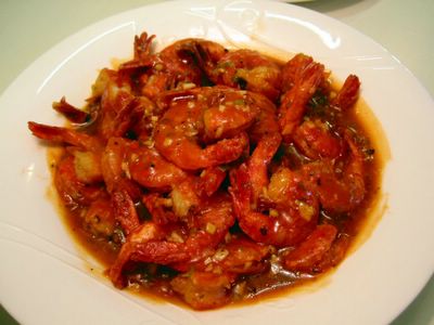 Spicy Stir-fried Prawns
