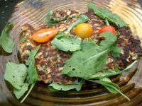 photograph picture of corn fritter from Tabla (Tava) Larkspur Marin