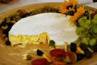 photograph / picture brie cheese catered by Polly Legendre from lagourmande.com 