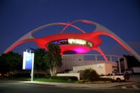 photograph picture the theme building housing Encounters restaurant at LAX airport
