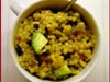photograph picture of vegan main meal entree Citrus Couscous Salad recipes for IMBB#19