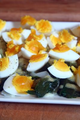 recipe leeks vinaigrette with hard boiled eggs