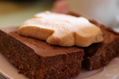 photograph picture of mars bar cake and shortbread in the Avoca Cafe at Powerscourt House, Enniskerry, Wicklow, Ireland