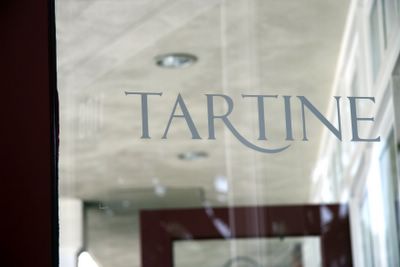 photograph picture of Tartine logo in San Diego
