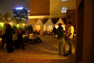 photograph picture of W hotel outdoor Beach bar filed under review