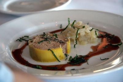 photograph picture of foie gras at La Suite San Francisco filed under restaurant review