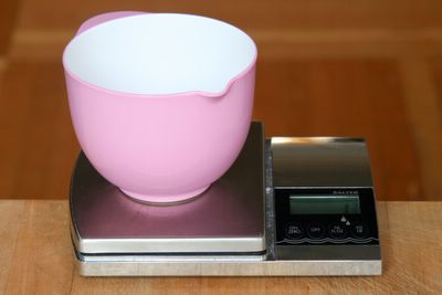 photograph picture of my salter electronic kitchen scale