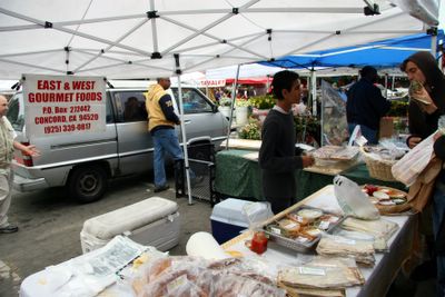 photograph picture of the Alemany farmers market East West GOurmet Foods 