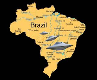 Brazil UFO Map