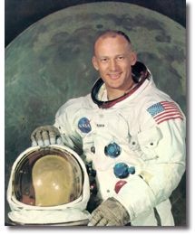 Buzz Aldrin in Space Suit