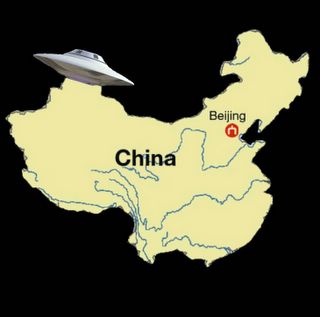 Saucer Over China
