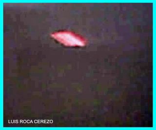 UFO Over Cuautla Enhanced Framed