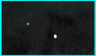 UFO Over Valles Framed