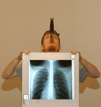 Sword Swallowing X-Ray