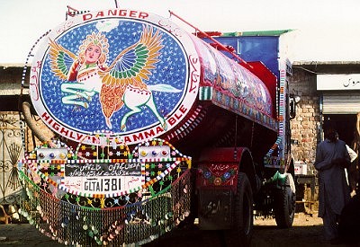Pakistani painted truck