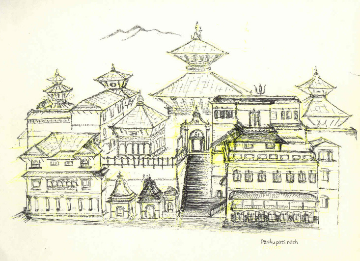 Premium Photo | Pashupatinath is a large hindu temple complex in kathmandu