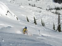 Snowboarding at Chatter Creek