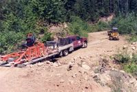 Wood-Mizer Sawmill Delivery to Chatter Creek