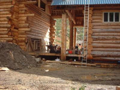 Solitude Lodge Construction at Chatter Creek
