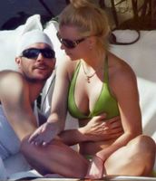 Britney Spears with husband