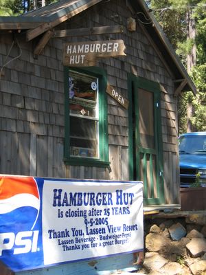 Hamburger Hut Lassen View Resort