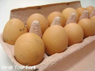 Organic free-range eggs