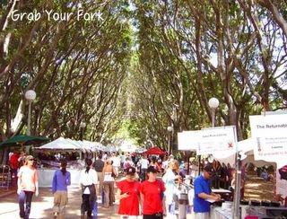 sydney food and wine fair stalls