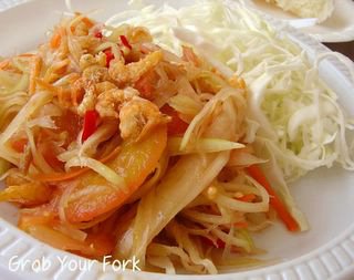 green papaya salad