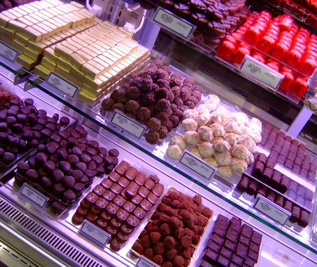 Chocolate counter at David Jones Food Hall | Grab Your Fork: A Sydney ...