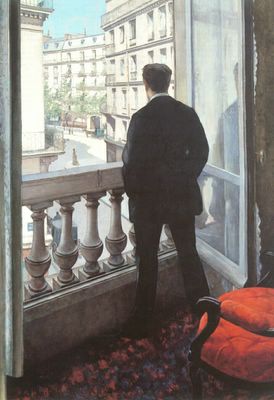  Gustave Caillebotte, «A Young Man at His Window»