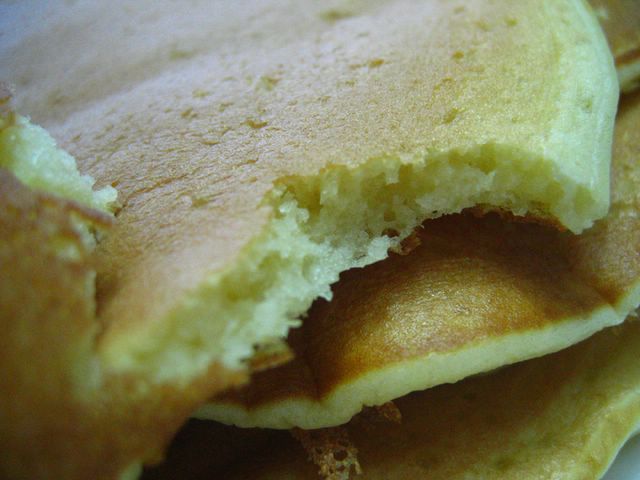 Buttermilk Pancakes - closeup 