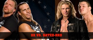 D-Generation X vs World Tag Team champions Rated-RKO