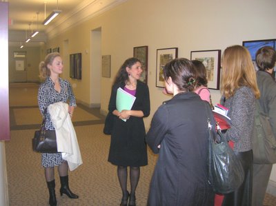 Sondra Arkin with DC area curators