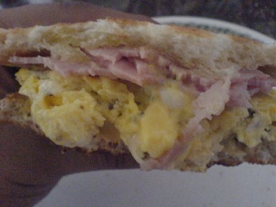 ham egg cheese sandwich