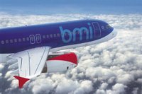 stock photo of bmi plane