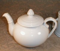 Although this pot is used to make coffee, it looks like an 18thC teapot