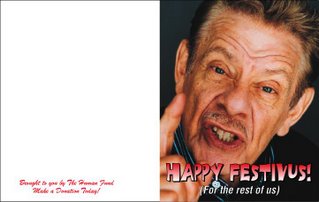 download, resize and print this printable Festivus card, fun for the whole family!