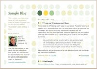 Blogger classic Dots template