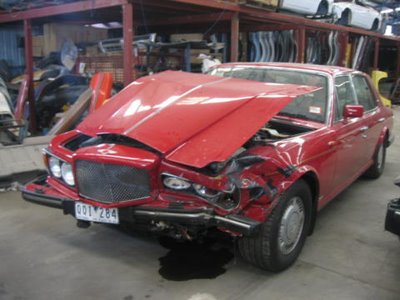 Bentley Turbo R crash smash accident