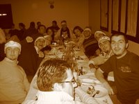 Cena 26 dicembre 2007 mitttico ristorante alla Quaglia - pero' prossima volta cambiamo!