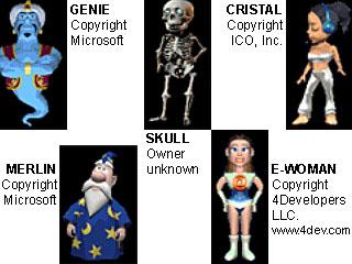 Microsoft Agent Characters