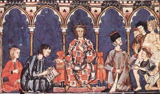 Alfonso X el Sabio (1221-1284) y su corte