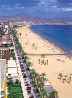 Una playa de Alicante