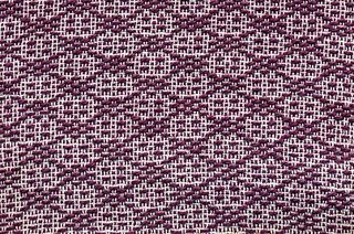 A spot Bronson sample with white cotton warp and a heavier colored weft.