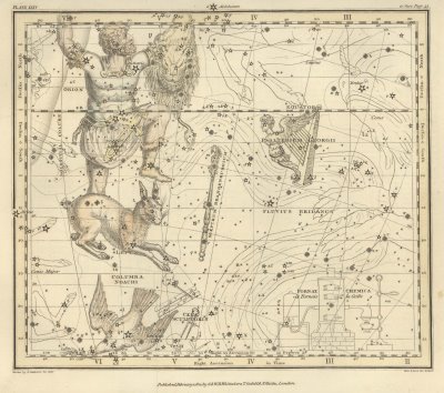 1822 celestial atlas