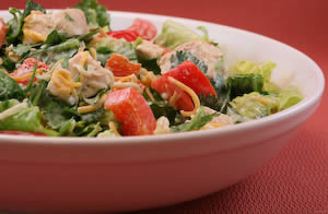 Southwest Chicken Salad with Chipotle Ranch Dressing - Kalyn's Kitchen