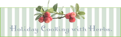 holidaycooking with herbs